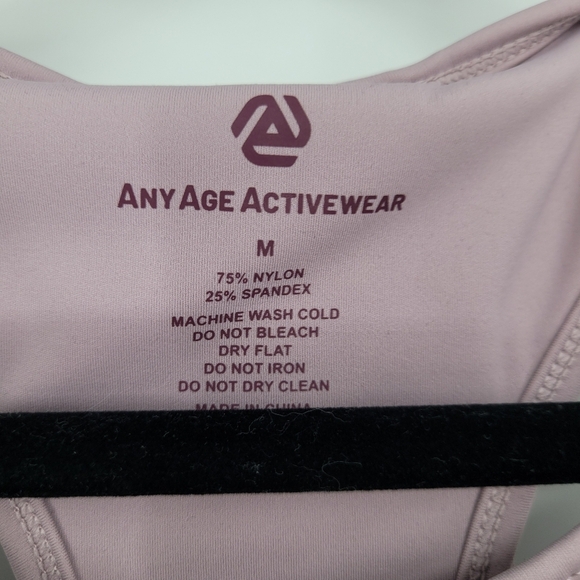 any age activewear COMPLETE COVERAGE TUMMY CONTROL SPORT TANK WITH BRA Medium - Picture 5 of 13